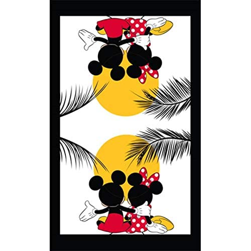 Disney 2 Pack Mickey Minnie Sunset Kitchen Towel Set #TOP14