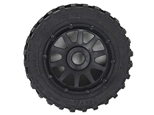 Rovan Rear Gravel All-Terrain Wheels (Set of 2) Fits HPI Baja 5B King Motor Buggy