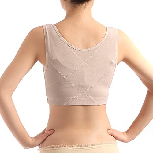Sealike Chest Breast Brace Push Up Prevent Humpback Shoulder Posture Corrector Support Belt Vest for Women with a Stylus(L)