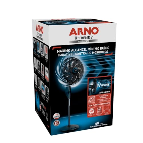 Ventilador de Coluna Repelente Arno X-treme 9 40cm