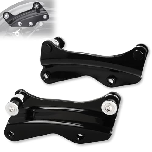 Image of 4-Point Detachable Docking Hardware Kit for Harley Touring 2014-2025 CVO Road Glide Road King Street Glide Street Glide,for Sissy Bar, Solo /2-Up Luggage /Tour-Pack Rack,Black