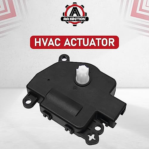 Image of HVAC Air Blend Door Actuator - Compatible with Chrysler, Dodge, Mitsubishi, Ram and VW - 300, Town and Country, Challenger, Charger, Magnum, Raider - Replaces 68031977AA, 68033337AA, 604-024