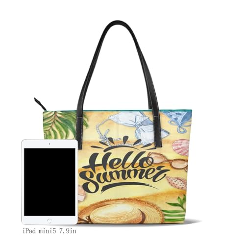 Sac à main Hello Summer léger pour le bureau, l'école et les sorties - 3