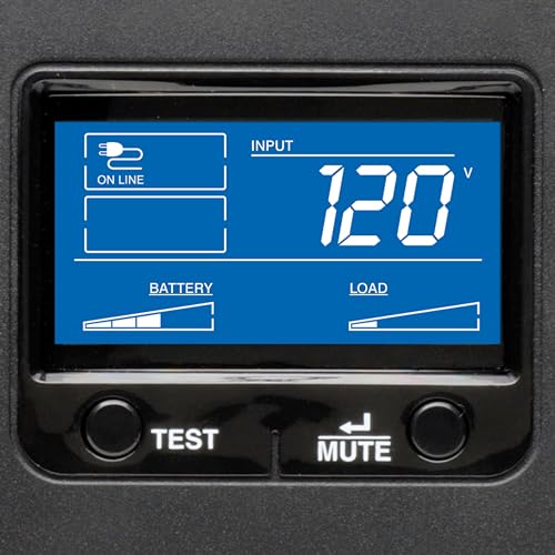 image for Tripp Lite OMNI1500LCDT 1500VA UPS Battery Back Up AVR LCD Display 10 
