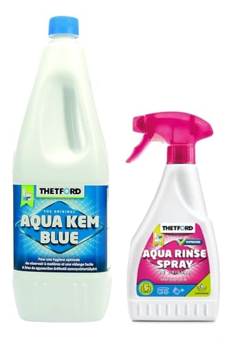 Aqua Kem Blue 2L + Aqua Rinse Spray 500ml PACK AHORRO