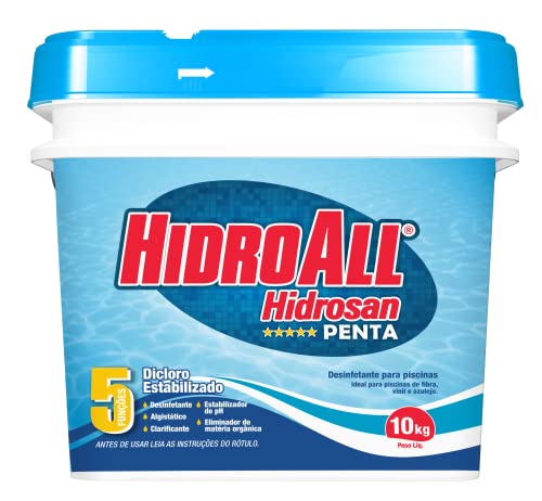 Balde cloro granulado Hidrosan Penta HidroAll - 10 kg