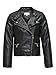 Only KONFREYA Faux Leather Biker OTW Noos Chaqueta de cuero sintético, Negro, 164 para Niñas