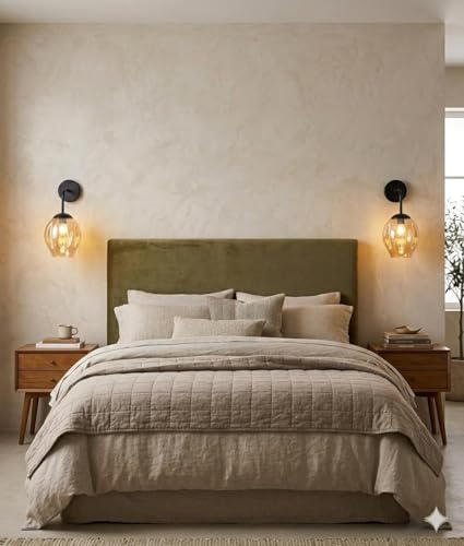 Image of Amber Glo Wall Light Decorative Indoor Wall Lamp for Bedroom Living Room Hallway Drawing Room Decor Without Bulb