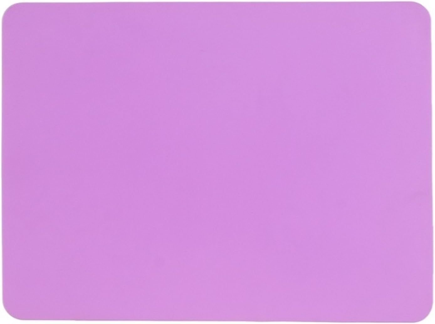 30x40cm Children's Placemat Silicone Solid Color Silicone Dining Mat Dining Table Decor Mat Creative Drawer(Purple)