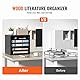 VEVOR 355 x 305 x 330 mm Briefablage Schreibtisch Organizer, 2,3–5,6 cm Einstellbar A4 Stapelbar Quer, Papierablage, Aufbewahrung Schreibtisch Ablagesystem Organisation, Ablage (Schwarz, 5 Fächer)