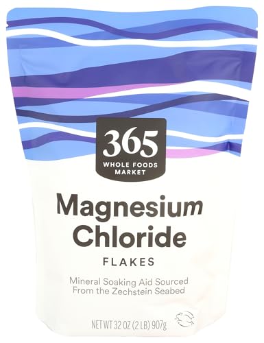 Image of 365 by Whole Foods Market, Magnesium Chloride Flakes, Mineral Soaking Aid, 32 Ounce