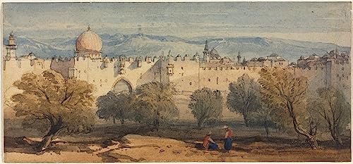 Pintura en lienzo de la Puerta de San Esteban, obra detallada de Richard Principal Leitch 60x90