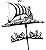 ANCNA-U Viking Battleship Metal Weather Vane Vintage Pirate Ship Weathervane Wind Direction Indicator for Outdoor Garden Roof Paddock Decoration