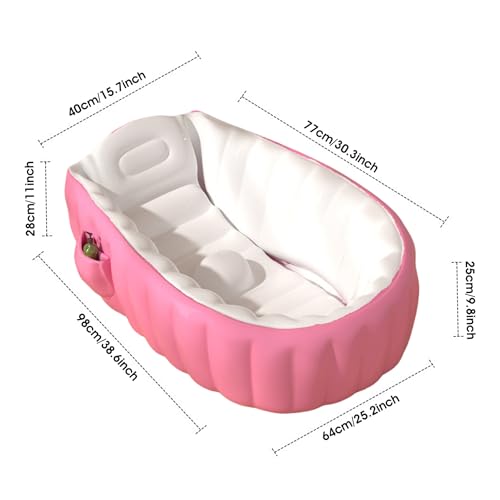 Baignoire gonflable pour bébé compacte idéale pour les vacances - 4