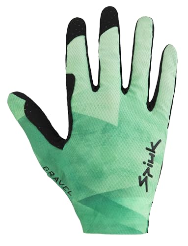 Guante largo gravel de alta resistencia verde XL de diseño ergonómico
