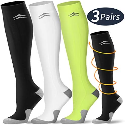 Compression Socks - Compression Socks Women & Men - Best Running, Athletic Sports, Crossfit, Flight Travel, Circulation