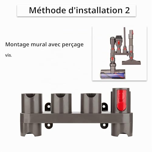Support d'accessoires pour Dyson avec 10 prises de rangement robustes RTop - 7