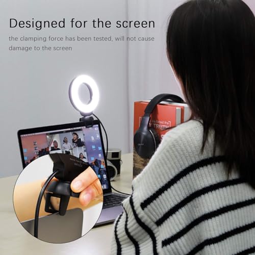 Anillo De Luz Para Selfies Para Reuniones Con Zoom, Mini LED De 4 Pulgadas, Fotografía Para Selfies, Lámpara De Relleno De Vlog USB, Anillo De Luz De Escritorio Con Soporte Para Trípode Para Maquillaj - imagen 2