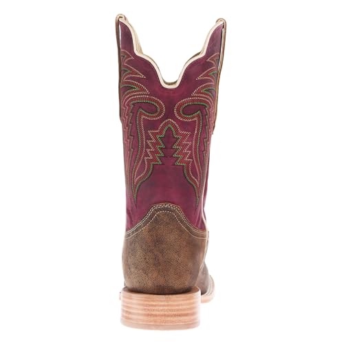 Men`s Tan Nubuck Camel 11In Vella Rosa Top Cowboy Boot3