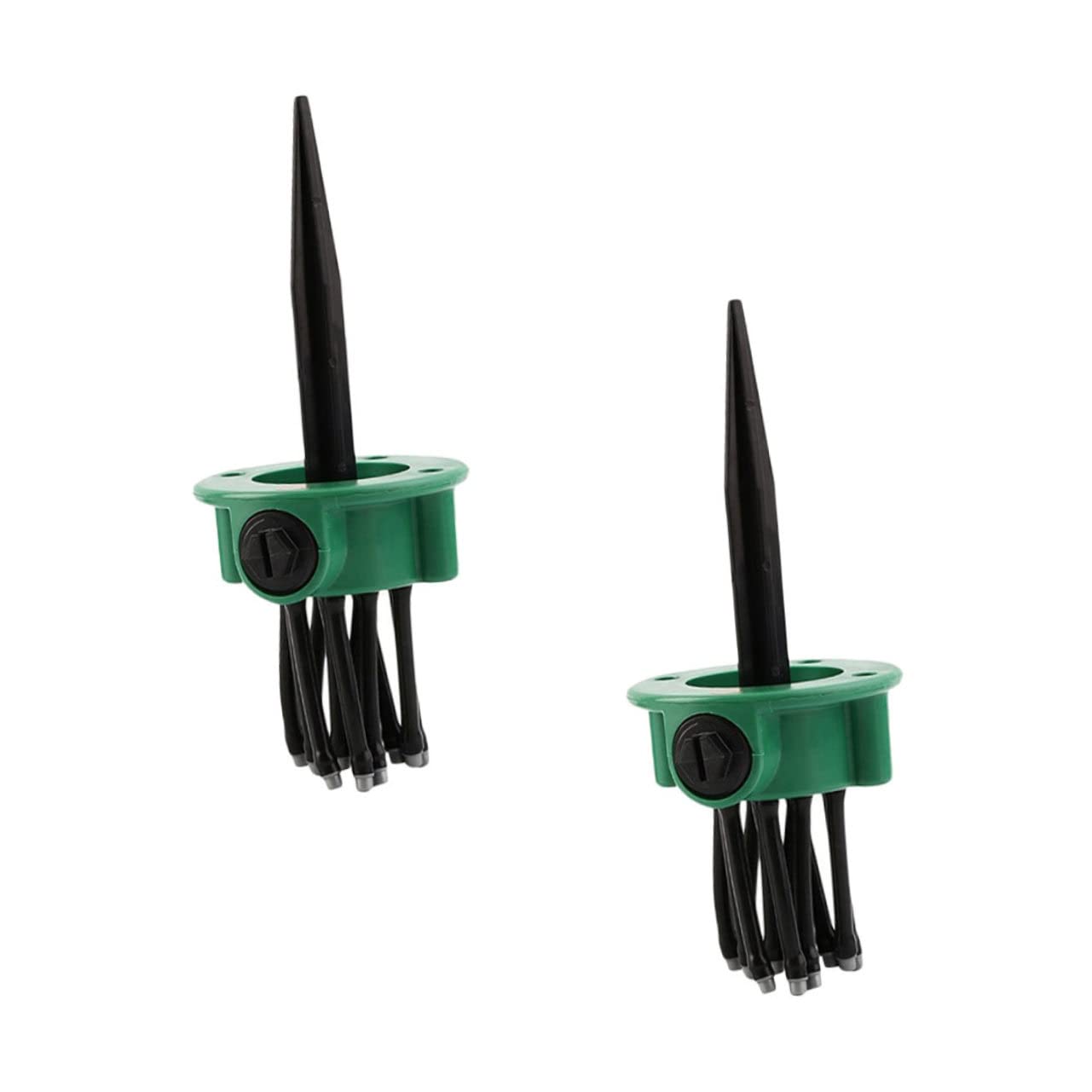 UPKOCH 4 Set 360 irrigatore Automatico irrigatore per irrigazione dell'erba irrigatori irrigatore da Giardino spruzzatore d'Acqua irrigatore per Giardino plastica Green