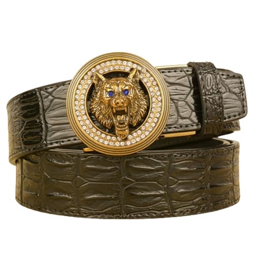 Ceinture en cuir à cliquet pour homme idéale au bureau ou pour une soirée western