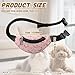 Snilety PU Leather Pet Crossbody Bag to Wear Kawaii Pig Dog Shoulder Bag for Walking Travel Dress Up Your Pet Lightweight Adjustable Pets Sling Bags for Small Medium Dogs Cats Accessories