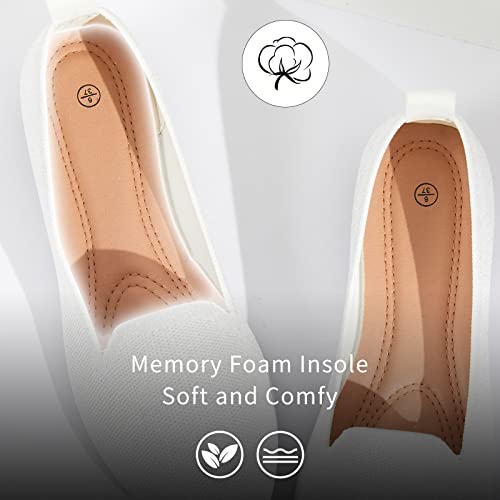 Image of BABUDOG Women's Flats Shoes Shiny Mesh Loafers Shoes Soft Memory Foam Flats