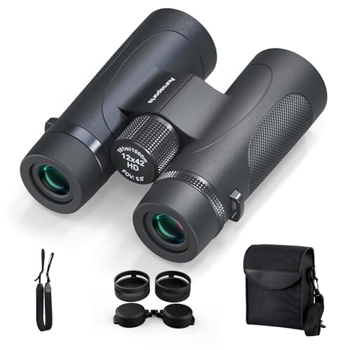 Binoculares 12x42 para adultos de alto poder miniatura 1