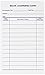 School Smart 1485891 Circulation Due/Returned Date Cards Record Book, 3" x 5", White (Pack of 500)