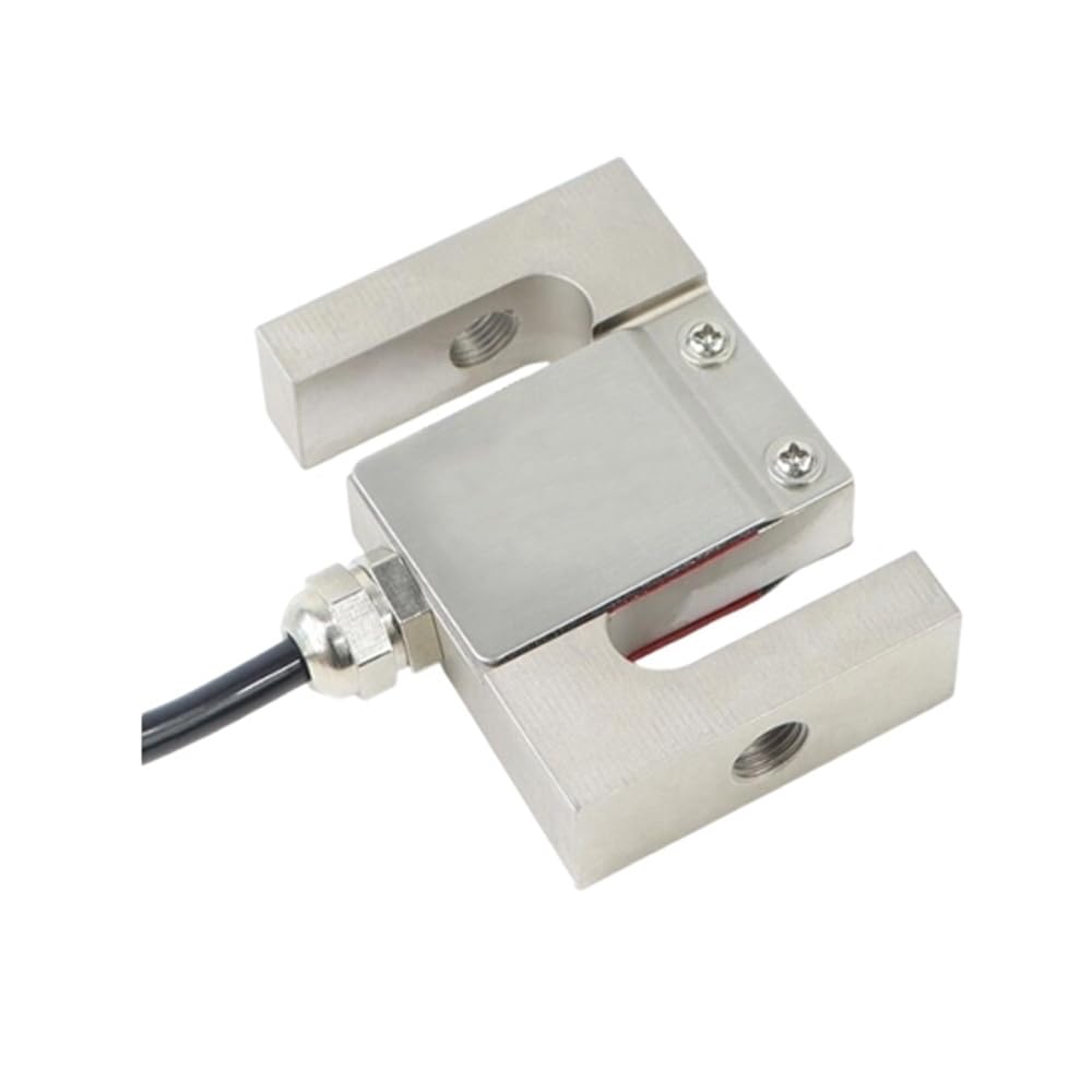 ATO S-Type Load Cell 0-100kg, Tension and Compression Sensor, Alloy Steel, for Hopper Scale & Test Bench (with Transmitter-Output Signal RS485, 0~100kg)