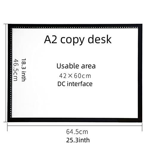 Glddfdg Rechargeable A2 Light Pad, Wireless Battery Powered Led Light Box For Tracing, Touch Dimmer Button Dimmer 10 Level Brightness Ultra-Thin Light Board For Sketching, Drawing, Diamond Painting #TOP7