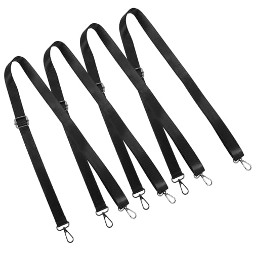 DECHOUS 4 Correas Ajustables para Patas de Mantas de Caballo Correas Elásticas Hebillas Giratorias Aptas para Uso en Establos y Paseos