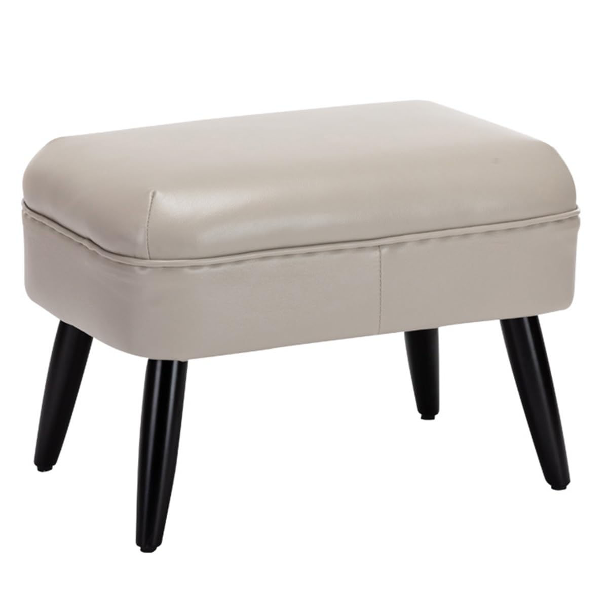 Repose-pieds pour salon et chambre à coucher petit marchepied beige