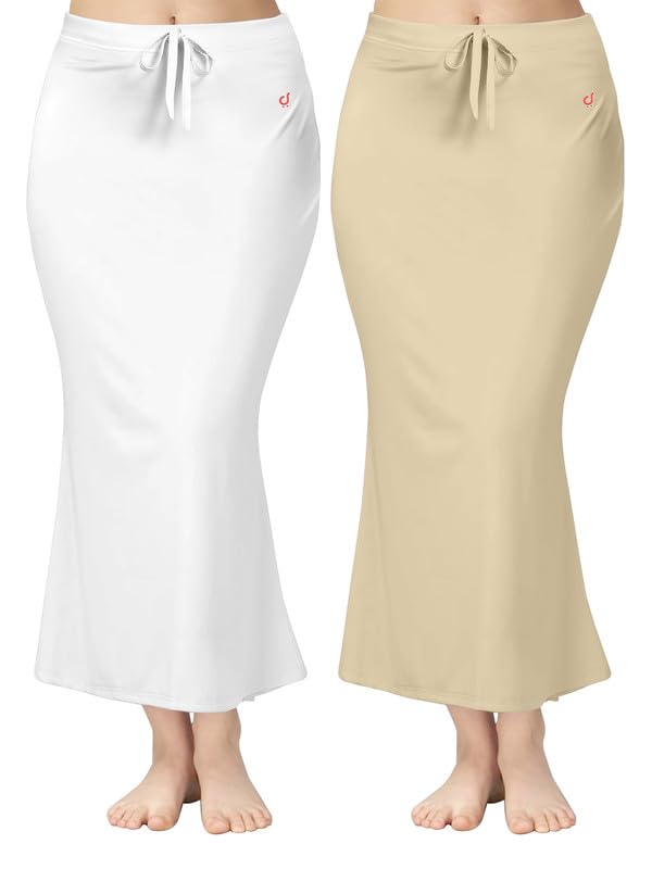 Image of TRENDMALLS Women Saree Shapewear Petticoat for Women, Cotton Blended,Petticoat,Skirts for Women,Shape Wear Dress for Saree Shaper(Combo-Pack)