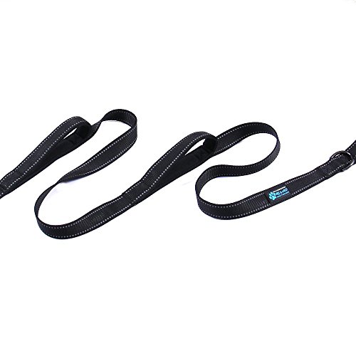 Max and Neo Triple Handle Traffic Dog Leash Reflective We Donate a