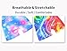 Girls Gymnastics Leotards 7-8 Sparkle Tie Dye Multicolor Snowflake with Shorts Two Pieces Lightweight Biketard