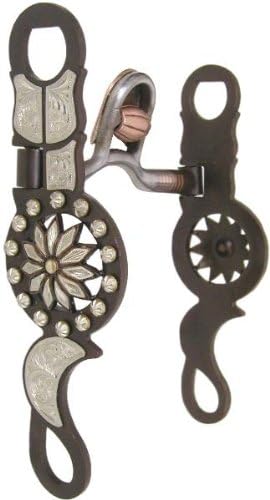 Darnall Antique California Shank San Joaquin with Roller Bit with Silver