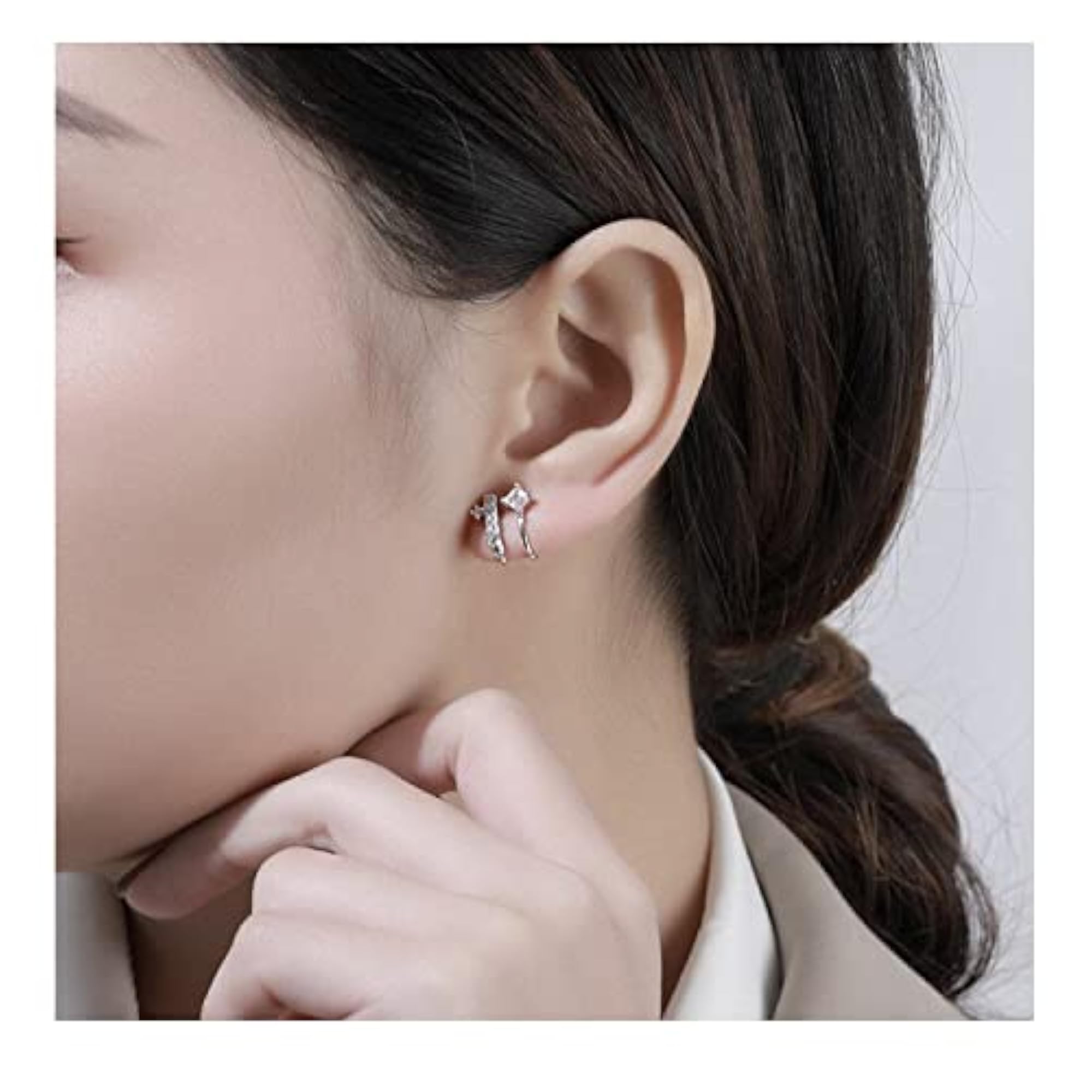 Crystal Ear Cuffs Earrings, Stylish Birthday Gift