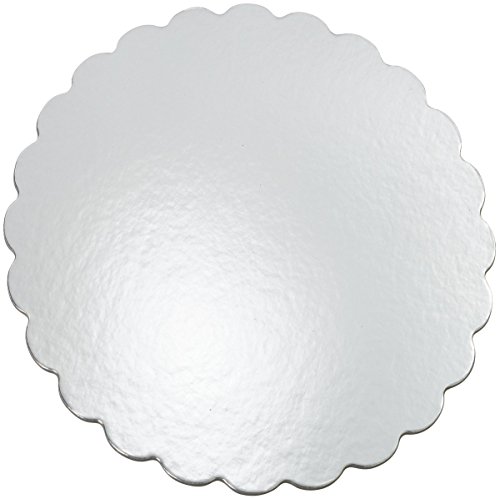 Wilton 12 Inch Silver Cake Platters, 8 Count #TOP1