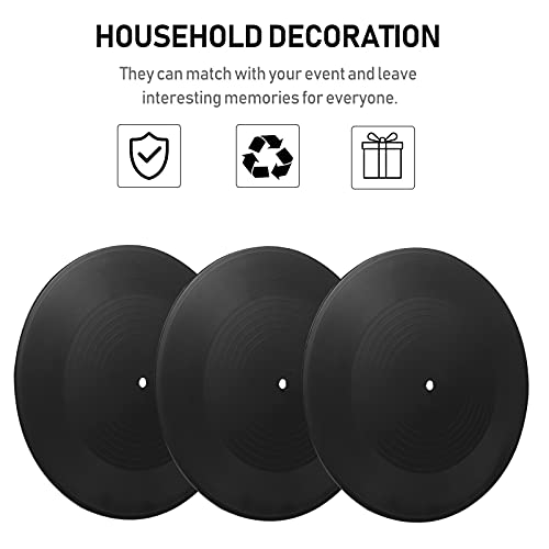 EXCEART 12Pcs in Bianco Dischi in Vinile Falso per...