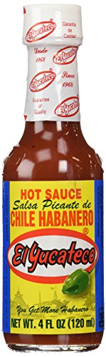 El Yucateco Red Salsa Picante de Chile Habanero Hot Sauce - 4 oz