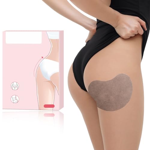 JYNVO 12pcs Coussinets Adhésifs en pour Forme de Fesse,Effet Remonte-Fesses Naturel & Courbes Harmonieuses