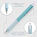 AZGO Ballpoint Pens Black Retractable Ink Writing Pen Office 0.7mm Ball Point Pen for Journaling (6-count)