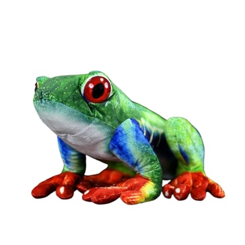 Grand arbre en peluche aux yeux rouges de 34 cm pour la décoration
