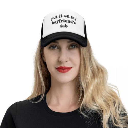 Image of I Got A Guy Trucker Hats for Women Black Men Trendy Gift Pink Hats for Men