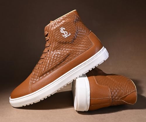Image of LOUIS STITCH All Day Wear Lace-Up for Men | Comfortable Sneaker | LSP-SNK-AVI-High Ankle Lace-Up