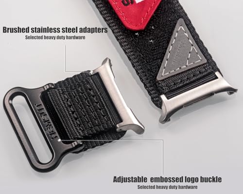 Image of Nylon Watch Band Compatible with Samsung Galaxy Watch Ultra 1 /2. | Millitary Nylon Strap Galaxy Watch Ultra -47mm for Men.