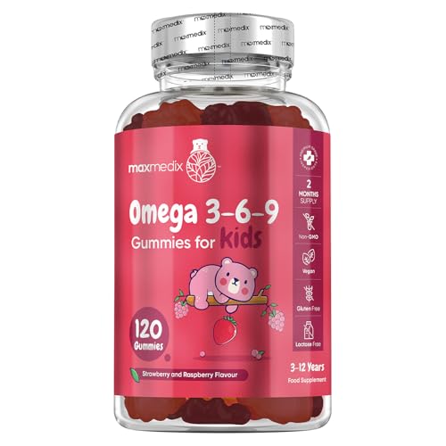 Omega 3 Kids Gummies 2-Months Supply 120 Gummies - 400 mg Perilla Oil
