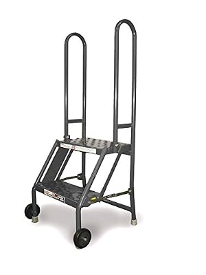 Tri-Arc KDMF102166 2-Step Mobile/Folding Steel Step Stand