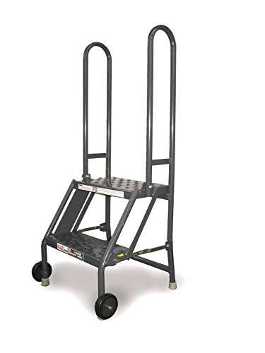 Tri-Arc KDMF102166 2-Step Mobile/Folding Steel Step St